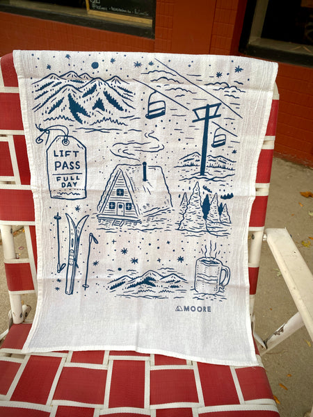 Printed Tea Towel – RedCamper Picnic Supply